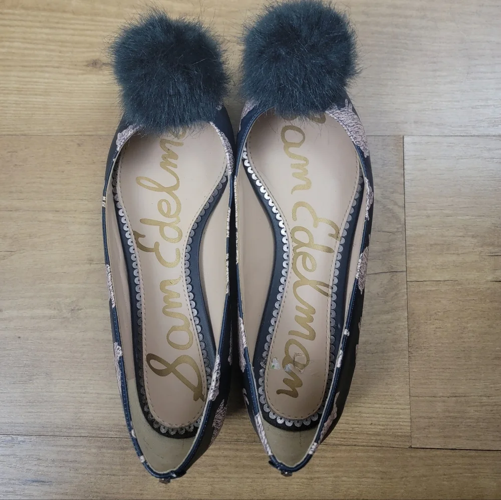 Sam Edleman Raddie Pointed Toe with PomPom - Picture 13 of 16